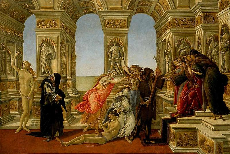 BOTTICELLI, Sandro Calumny g oil painting picture